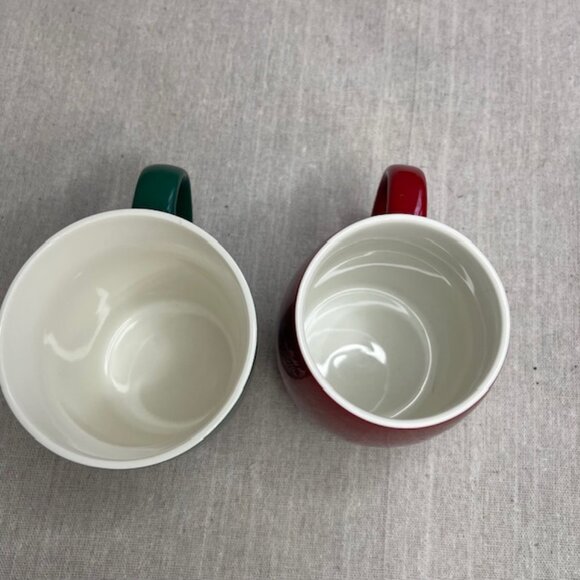 Starbucks SET 3 Holiday Christmas Candy Cane Stripe Mini Espresso Red Etched Mug - Picture 8 of 8